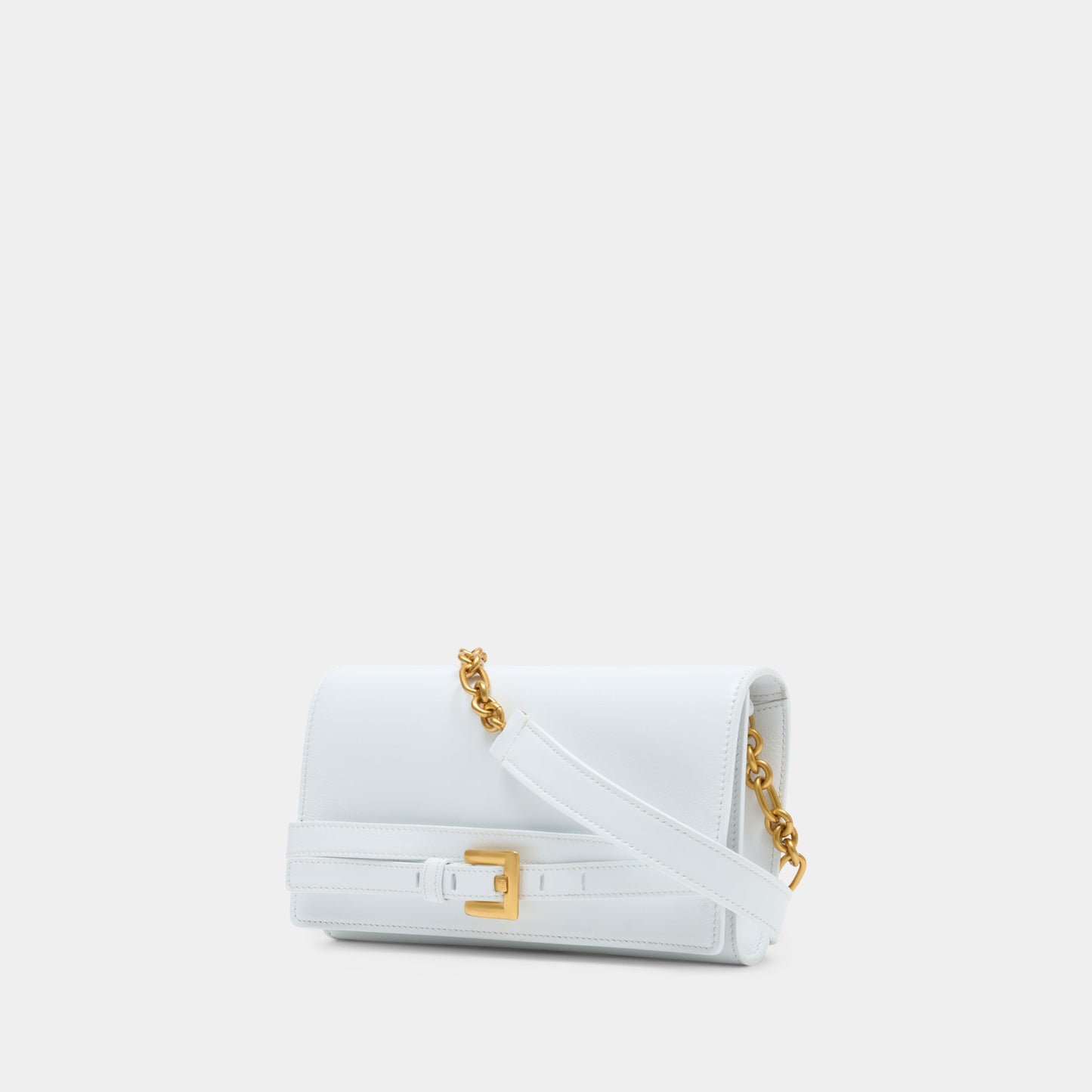 Kovancy Wallet On Chain Shuffle - Cuir - Blanc
