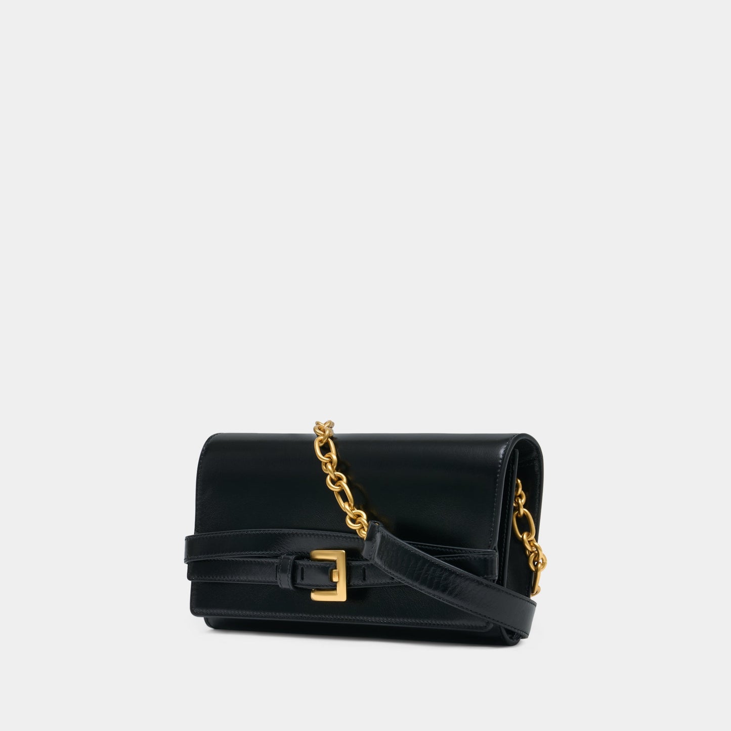 Kovancy Wallet On Chain Shuffle - Cuir - Noir