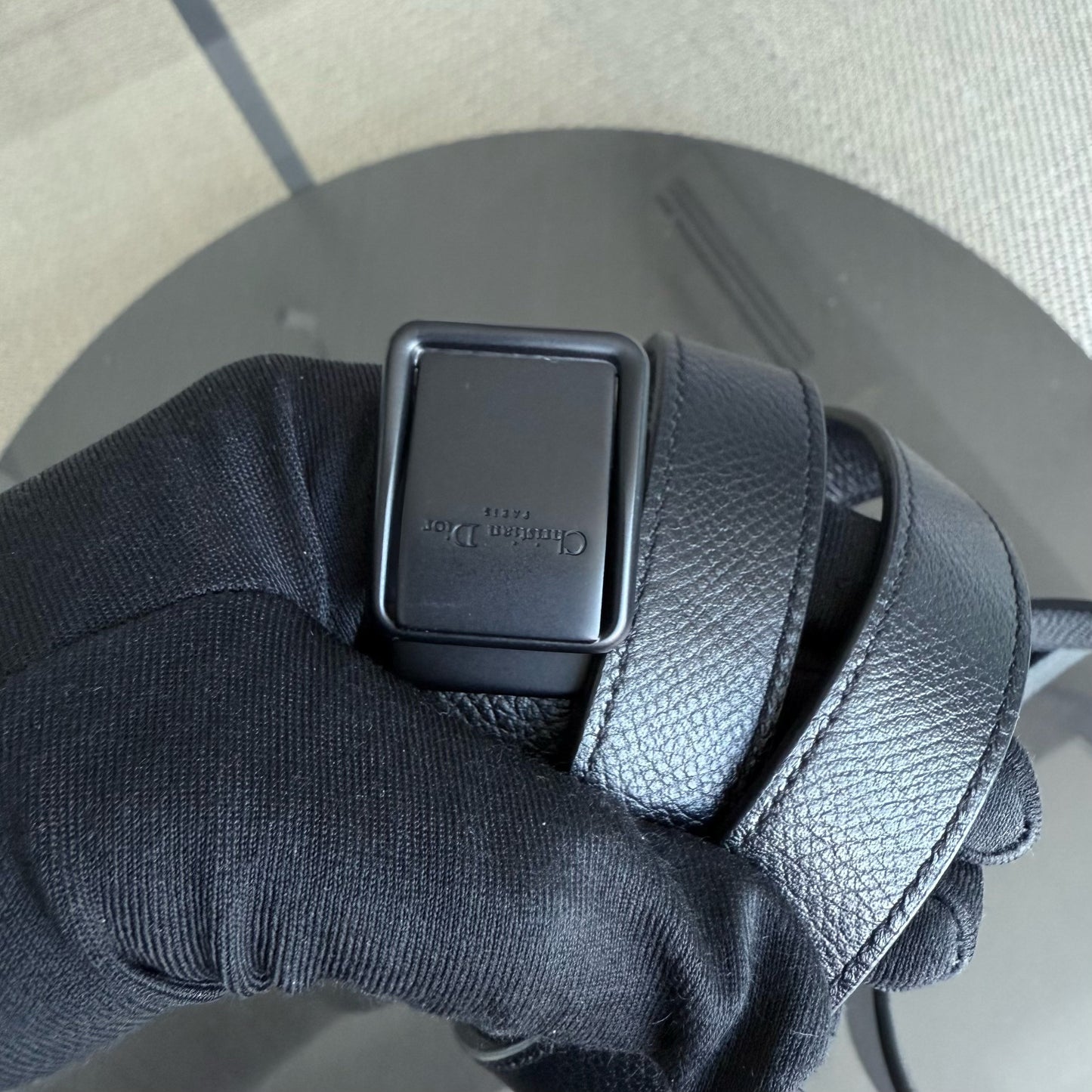 Kovancy 30 Montaigne 30 - Cuir de veau grainé tout noir