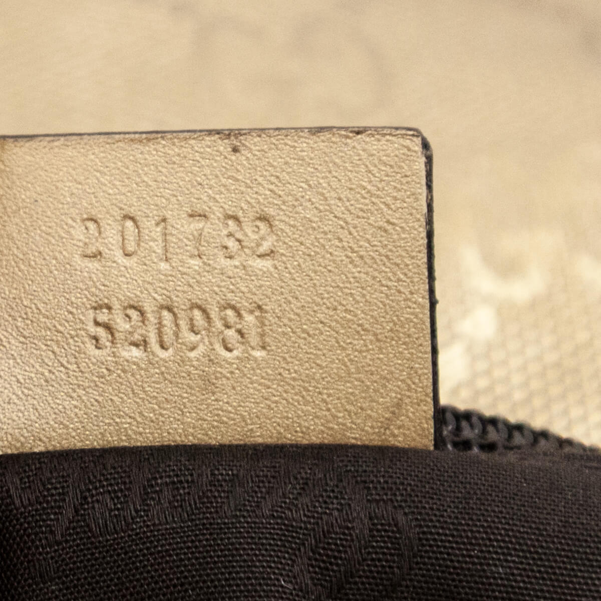 Kovancy Gold Imprime Monogram Messenger Bag