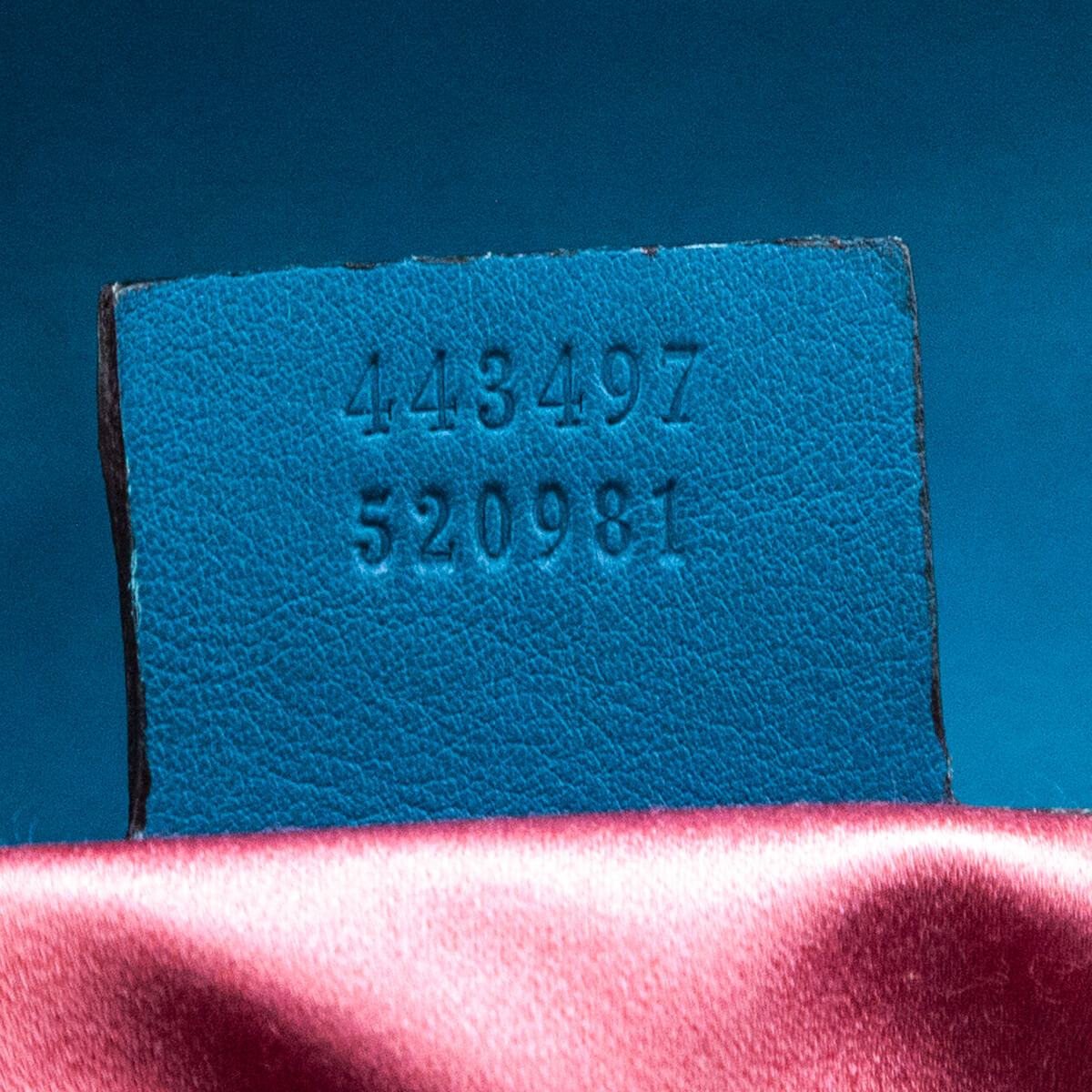 Kovancy Teal Velvet Matelasse Small GG Marmont Shoulder Bag