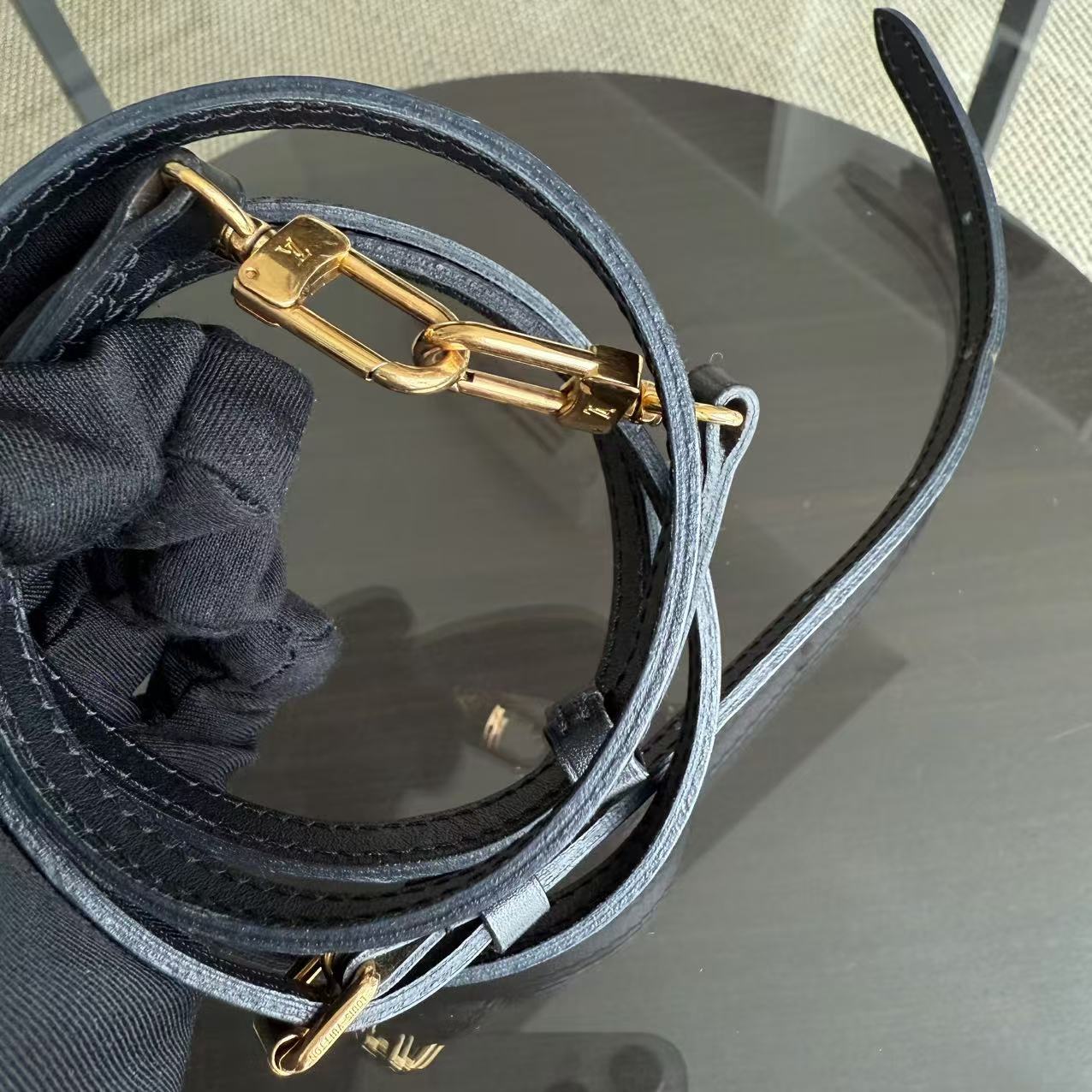 LVT Petite Malle Monogram Box Crossbody Bag