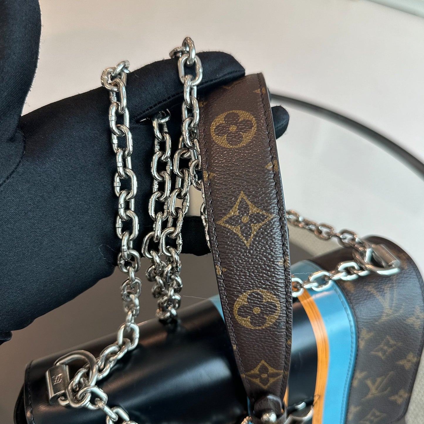 LVT Twist MM Limited Edition Monogram Canvas Leather