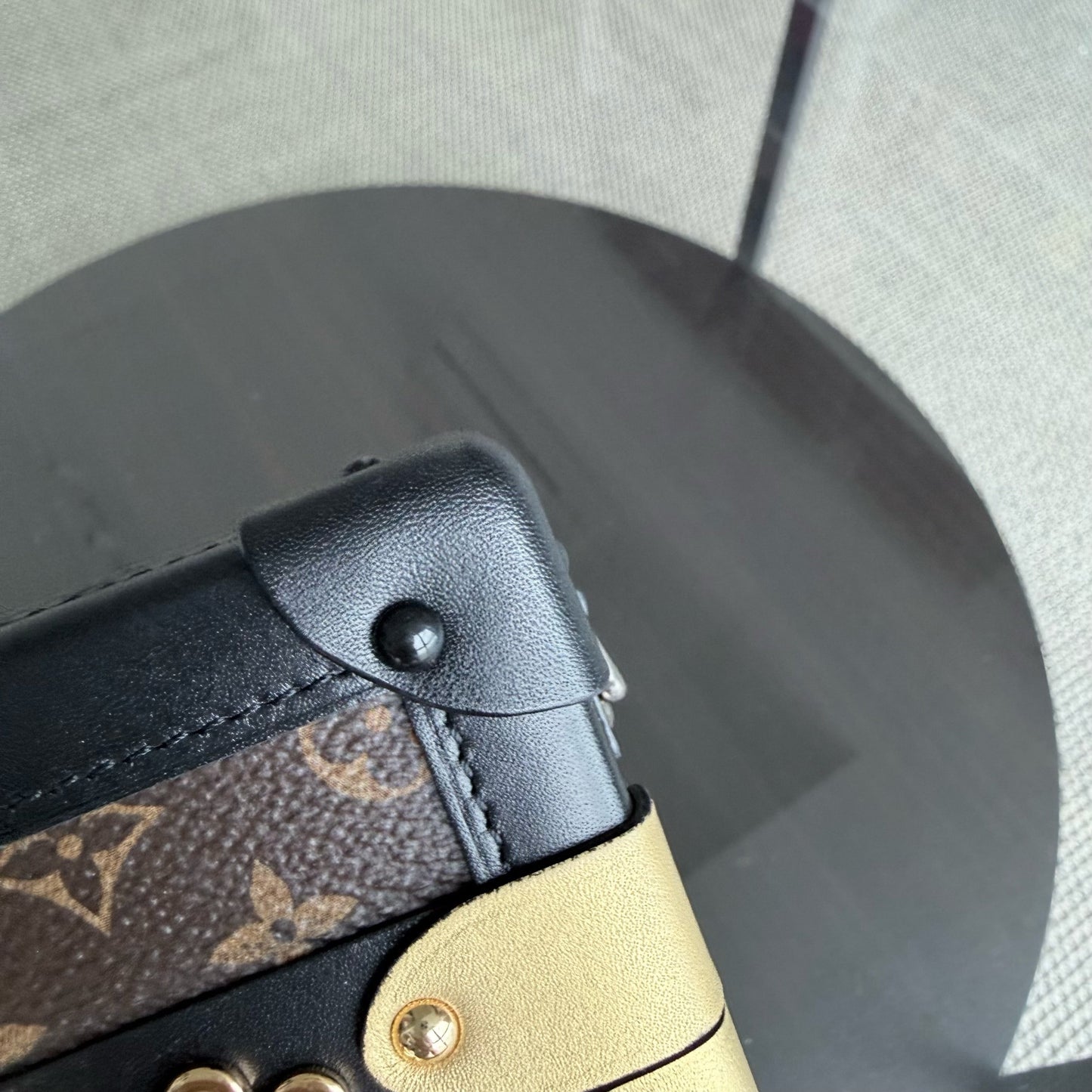 LVT Petite Malle shoulder bag - Monogram canvas box, limited edition