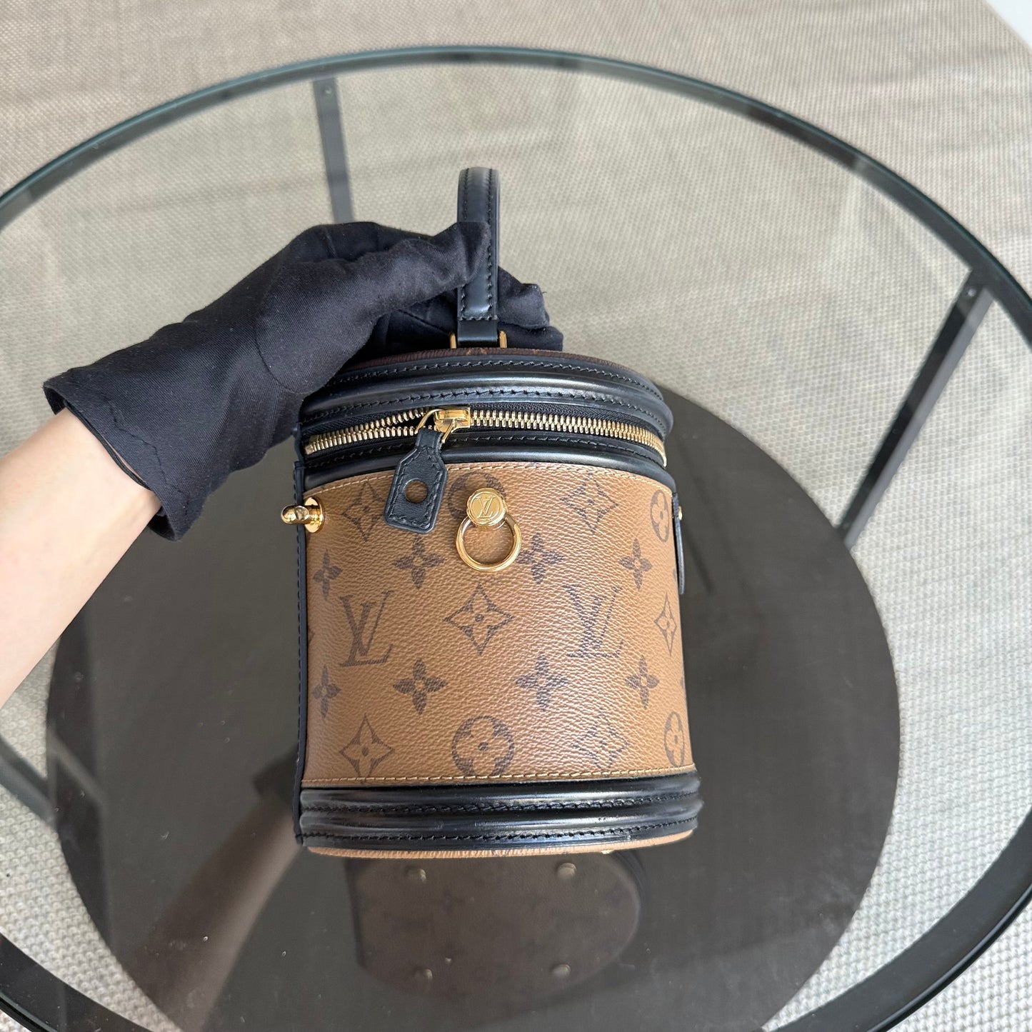 LVT Cannes Monogram Reverse Handbag