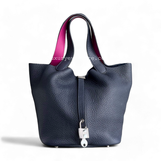 Kovancy Picotin 22 - Serrure TC Clément Bleu Nuit Quincaillerie Argent Palladium