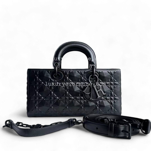 Kovancy D-Joy Medium - Motif Cannage Dimond noir Matériel entièrement noir
