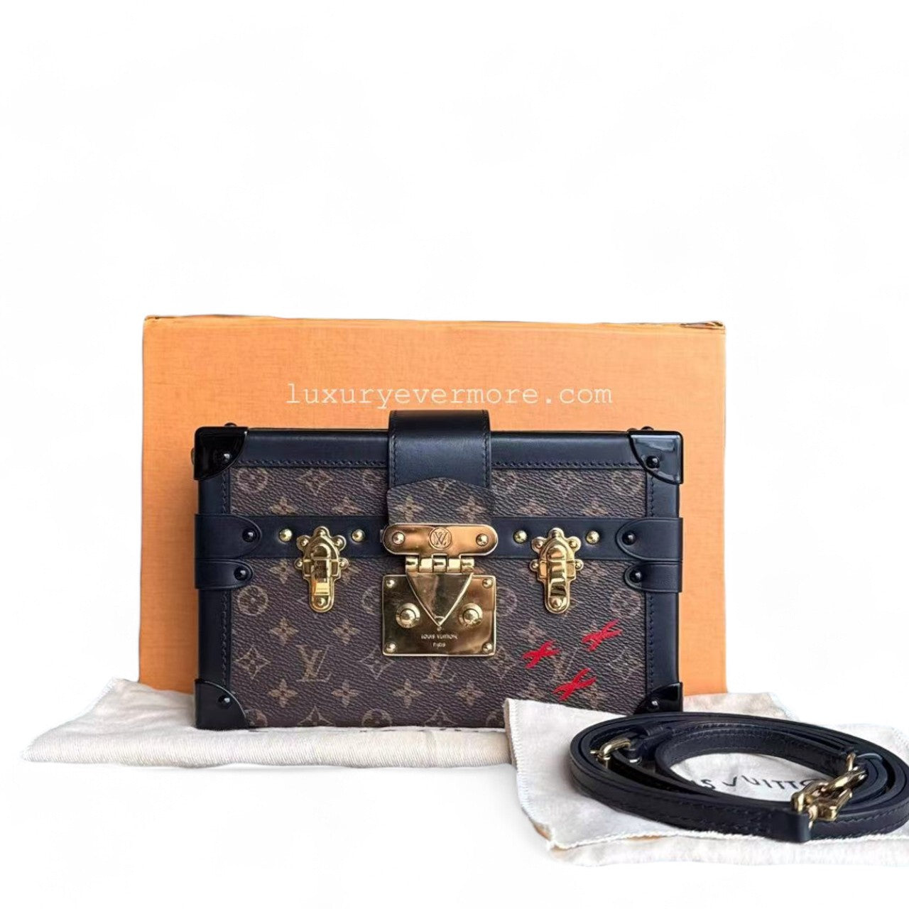 LVT Petite Malle - Monogram Box Shoulder Bag