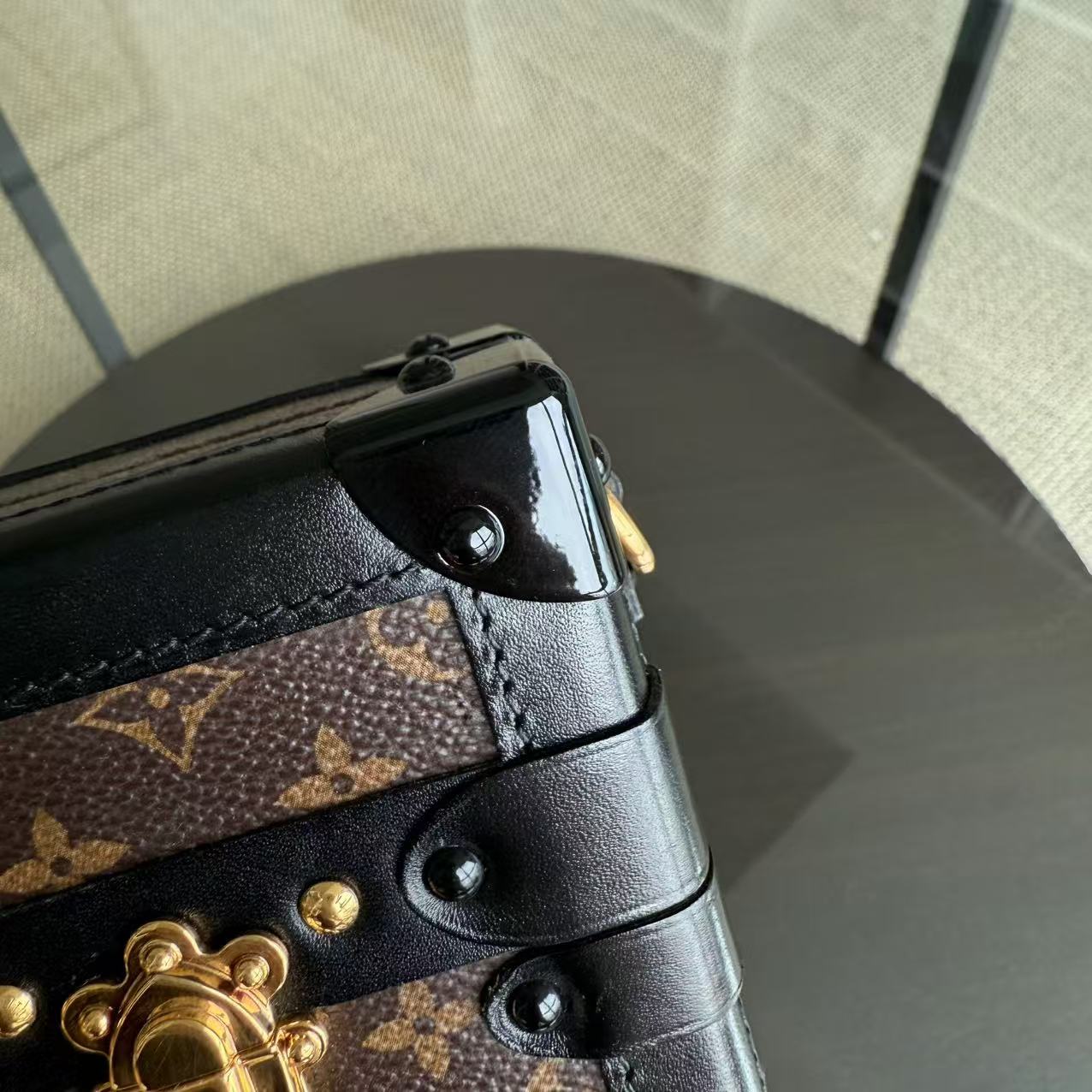 LVT Petite Malle Monogram Box Crossbody Bag