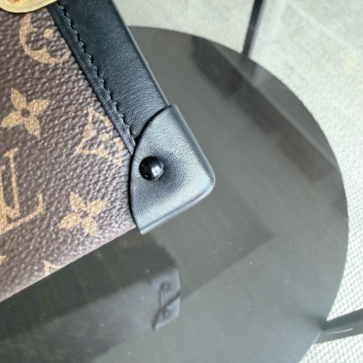 LVT Petite Malle shoulder bag - Monogram canvas box, limited edition