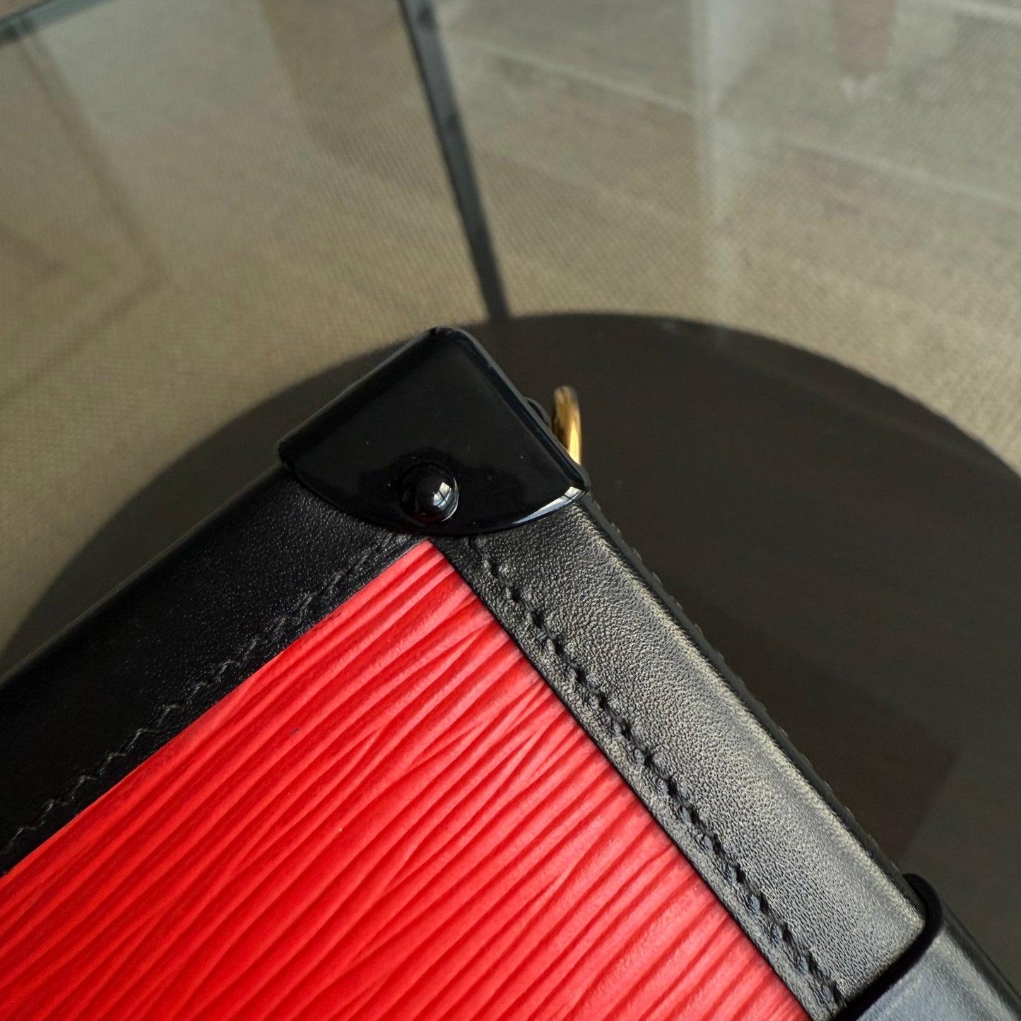 LVT Petite Malle - EPI Leather Red Gold Hardware