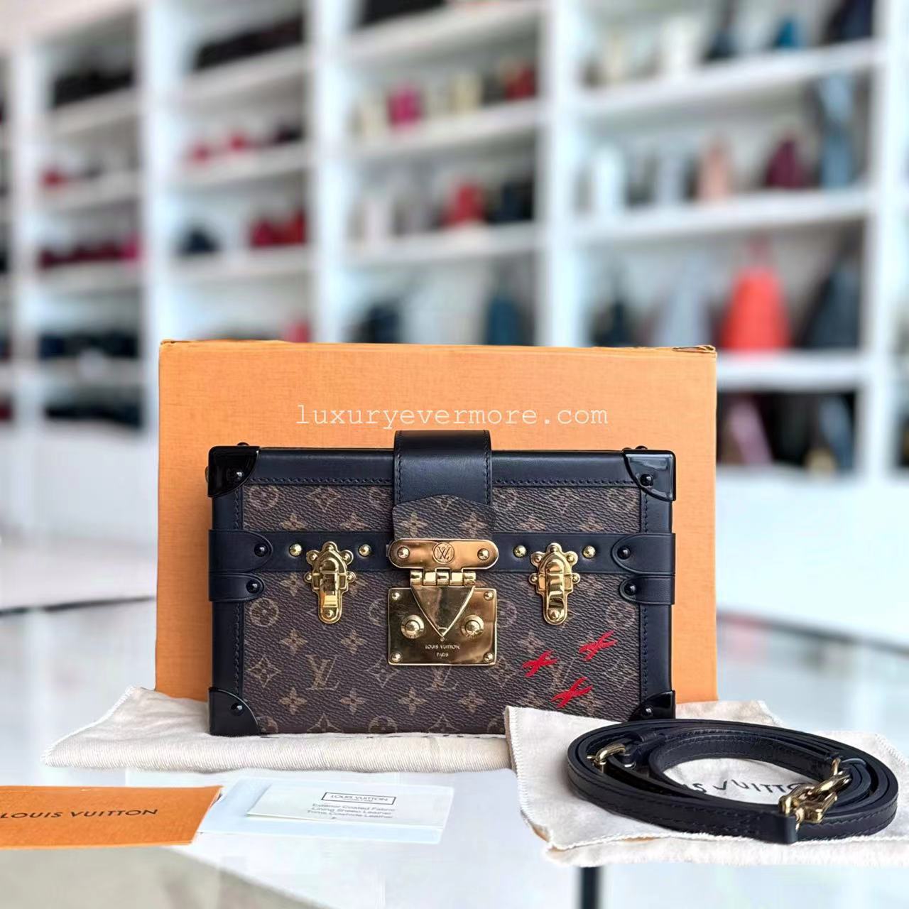 LVT Petite Malle - Monogram Box Shoulder Bag