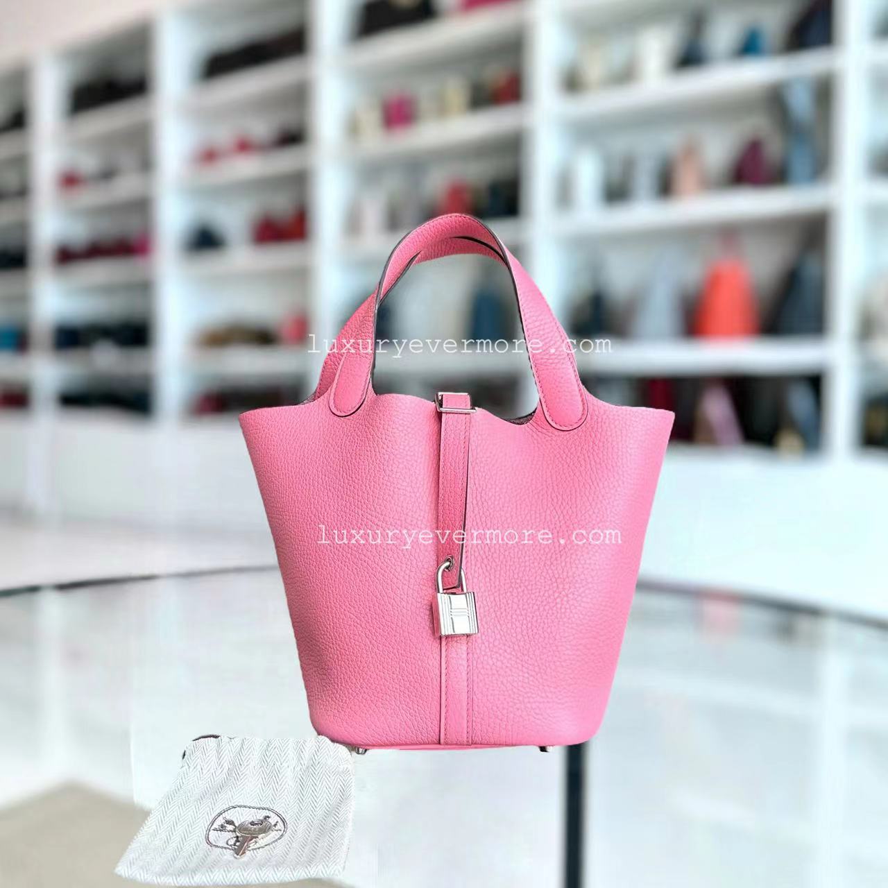 Kovancy Picotin 18 - Un tampon Mauve Sylvestre Clémence Rose Quincaillerie argentée