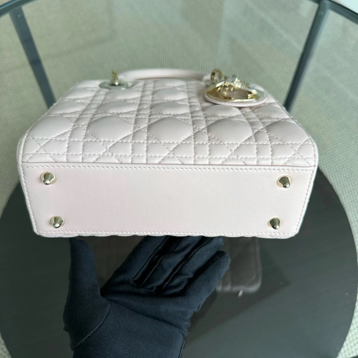 Kovancy Lady Petit ABC - Cannage Lambskin MyABC Rose clair Quincaillerie dorée
