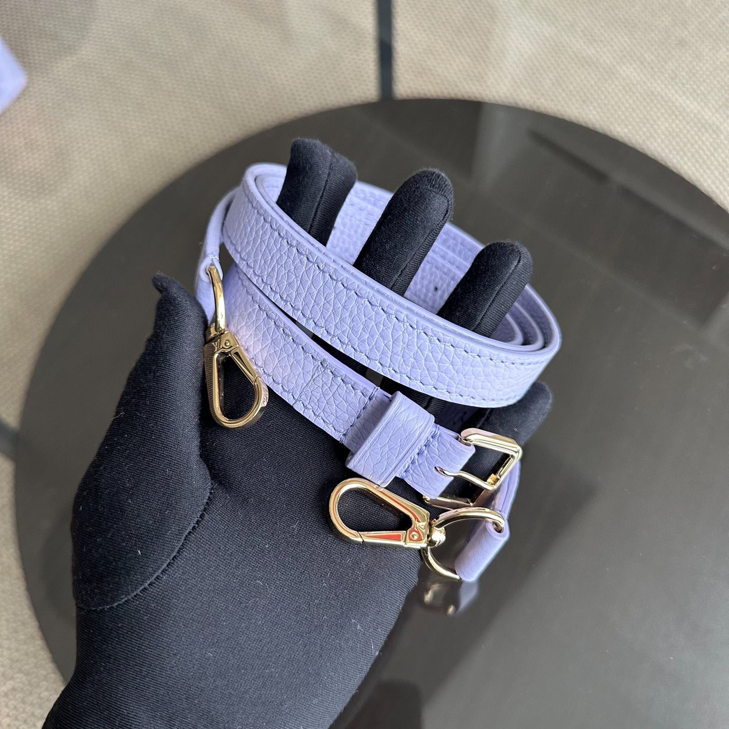 Capucines BB Taurillon Leather Calfskin RFID Light Purple LVT