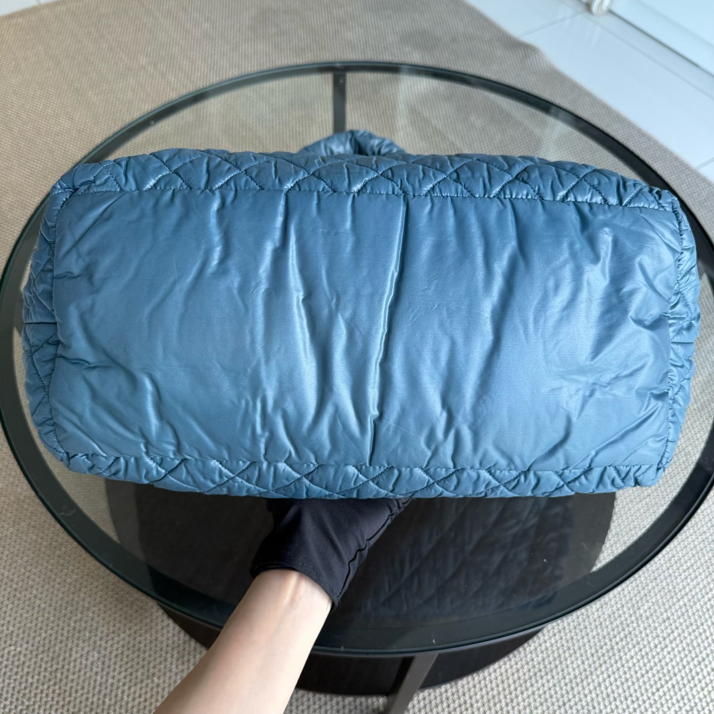 Kovancy Sac fourre-tout en nylon matelassé