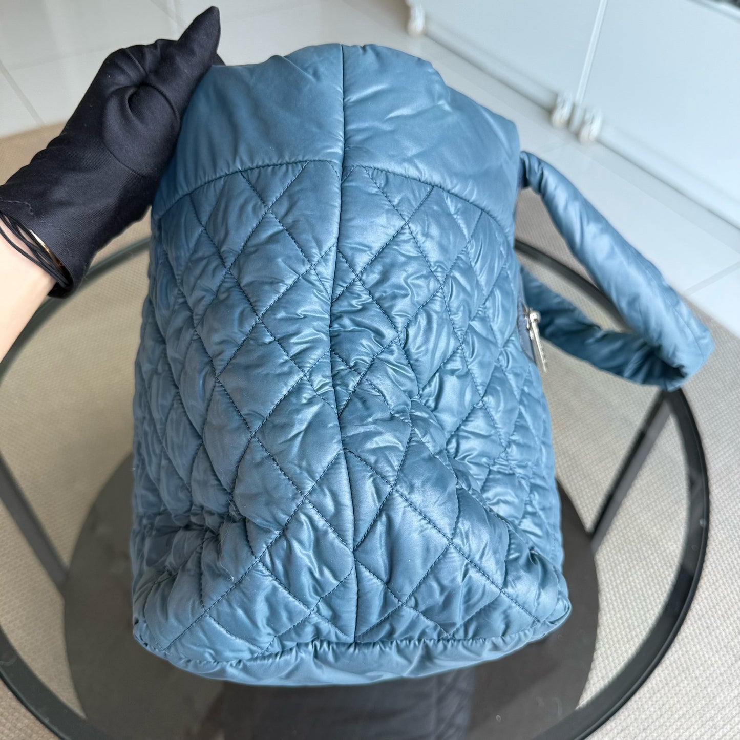 Kovancy Sac fourre-tout en nylon matelassé