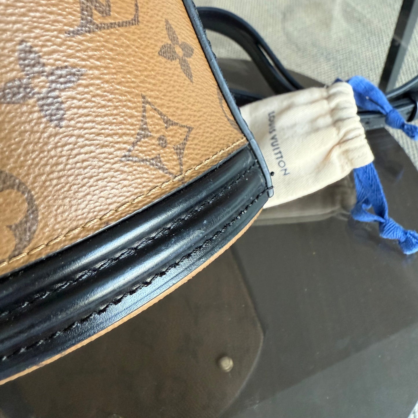 LVT Cannes Monogram Reverse Handbag