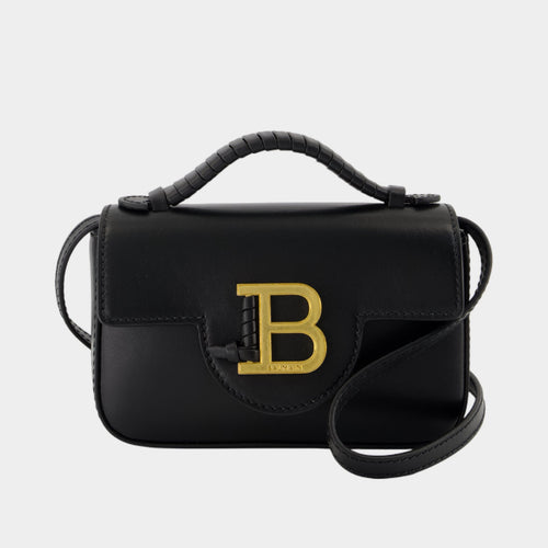 B-Buzz Mini 17 Shoulder Bag - BLM - Leather - Black
