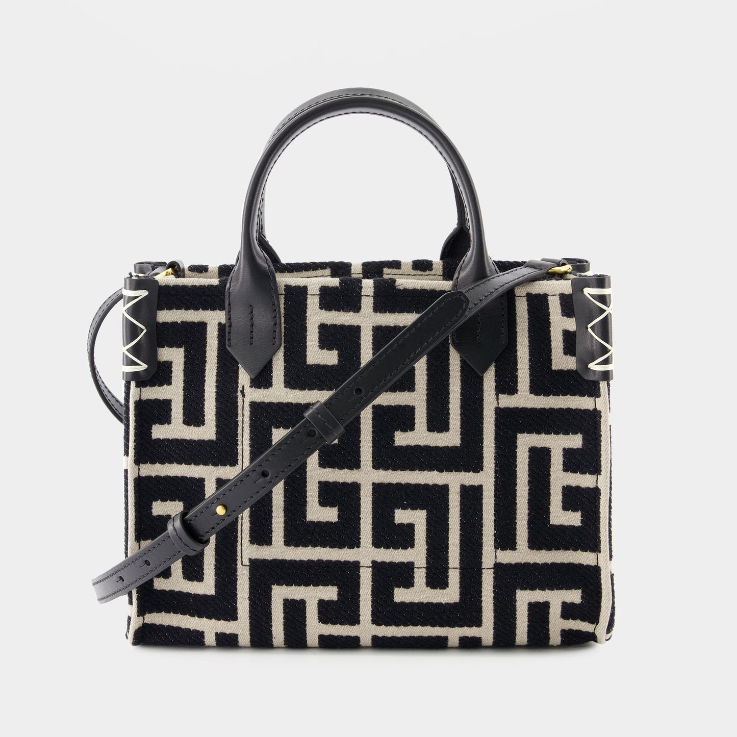 Kovancy Cabas B-Army Small - Coton - Ivoire/Noir