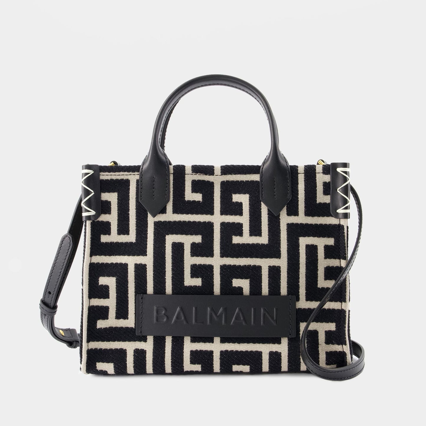 Kovancy Cabas B-Army Small - Coton - Ivoire/Noir