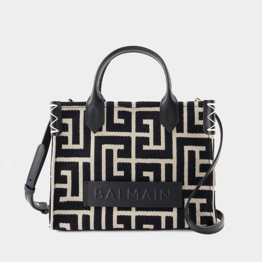 Kovancy Cabas B-Army Small - Coton - Ivoire/Noir