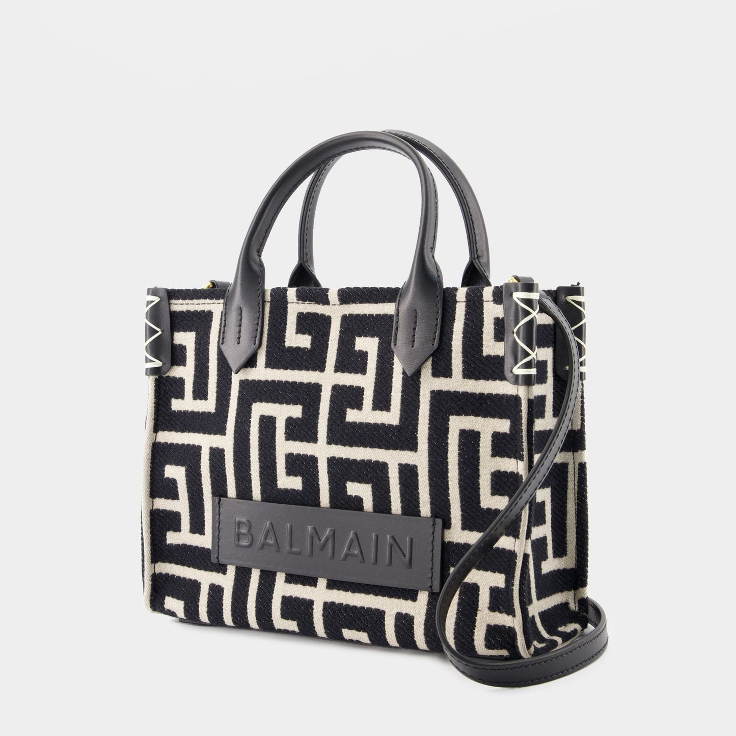 Kovancy Cabas B-Army Small - Coton - Ivoire/Noir