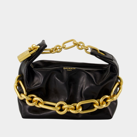 Kovancy Sac Porté Épaule Sync Mini - Cuir - Noir