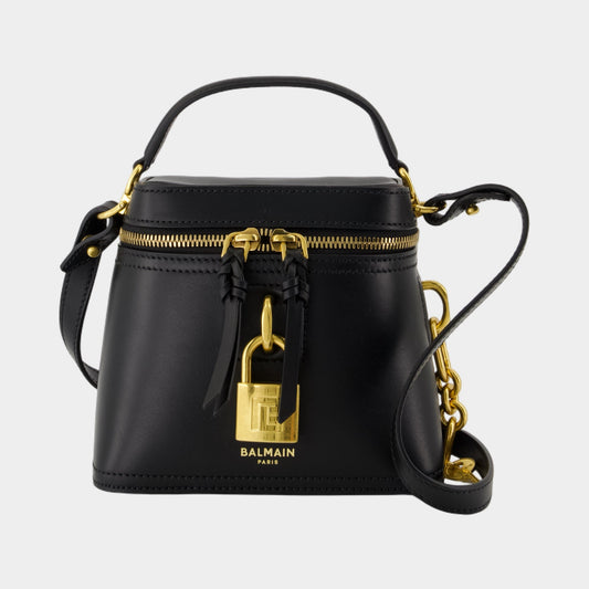 Kovancy Sac À Main Pulse Vanity-Waxy - Cuir - Noir