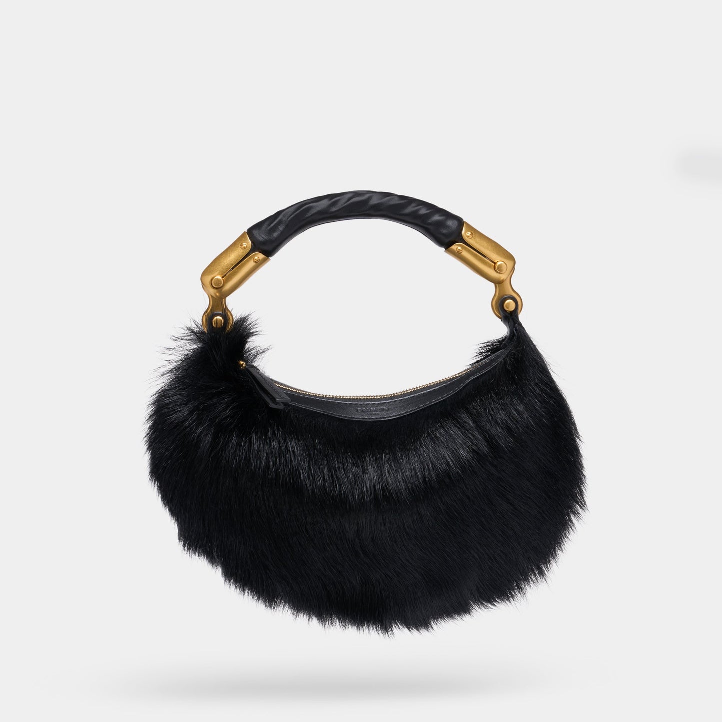 Kovancy Sac À Main Ebene Mini - Fourrure - Noir