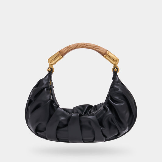 Kovancy Sac À Main Ebene Medium - Cuir - Noir