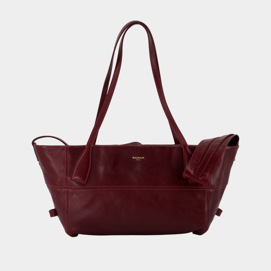 Kovancy Sac Porté Épaule Track Zip Small - Cuir - Violet
