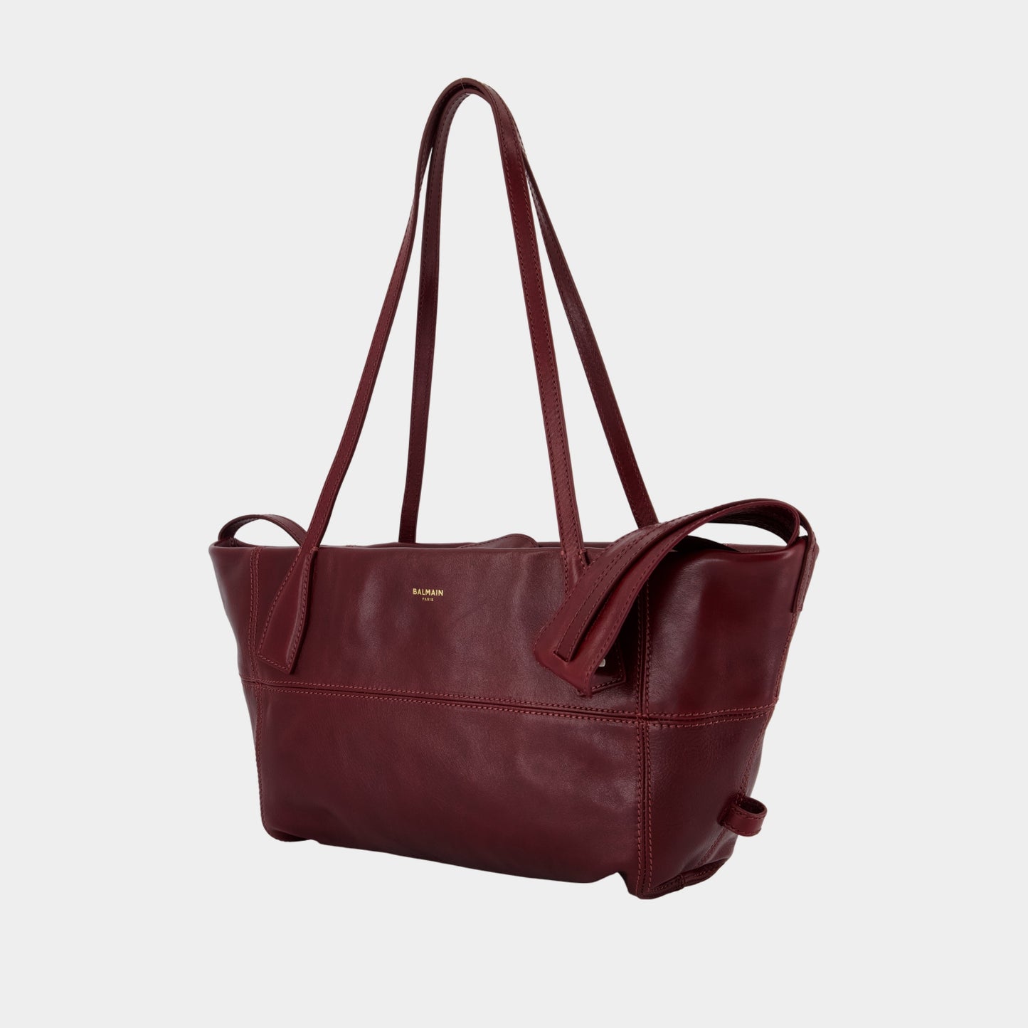 Kovancy Sac Porté Épaule Track Zip Small - Cuir - Violet