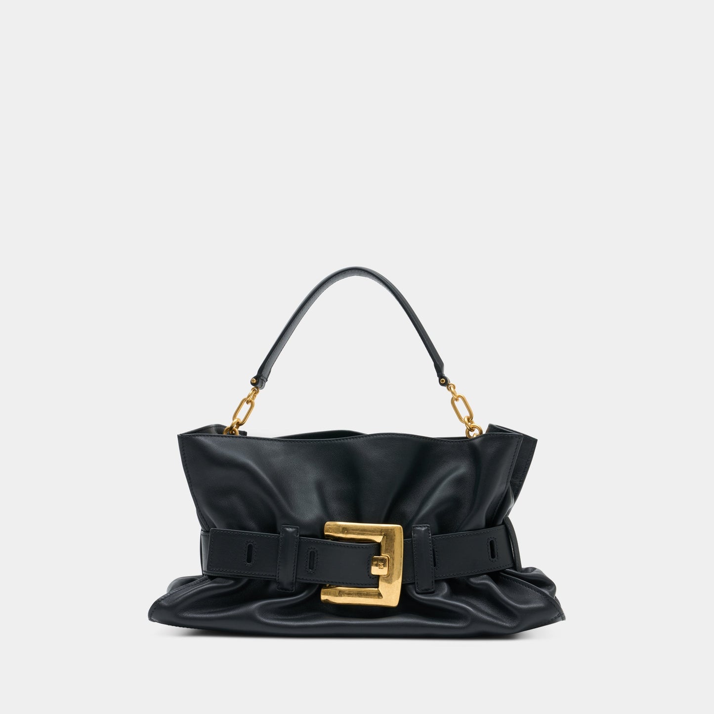 Kovancy Sac Porté Épaule Anthem Medium - Cuir - Noir