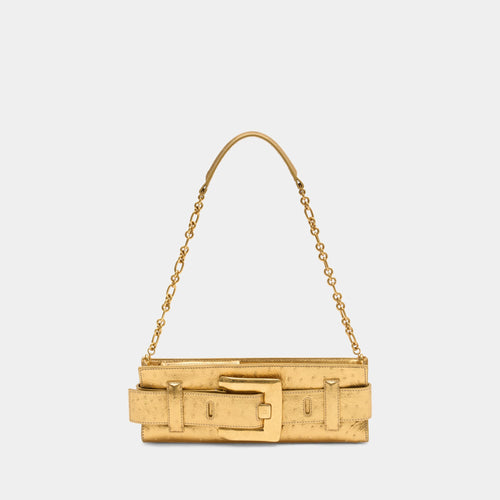 Kovancy Pochette Anthem - Cuir - Doré