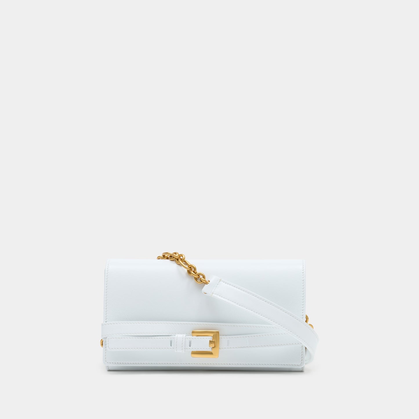 Kovancy Wallet On Chain Shuffle - Cuir - Blanc