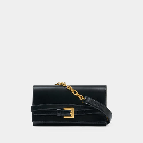 Kovancy Wallet On Chain Shuffle - Cuir - Noir