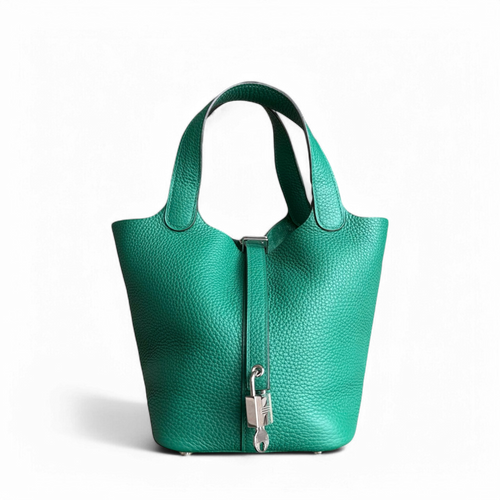 Kovancy Picotin 18 - Bambou Vert Vertigo Cuir Clémence Matériel Argent