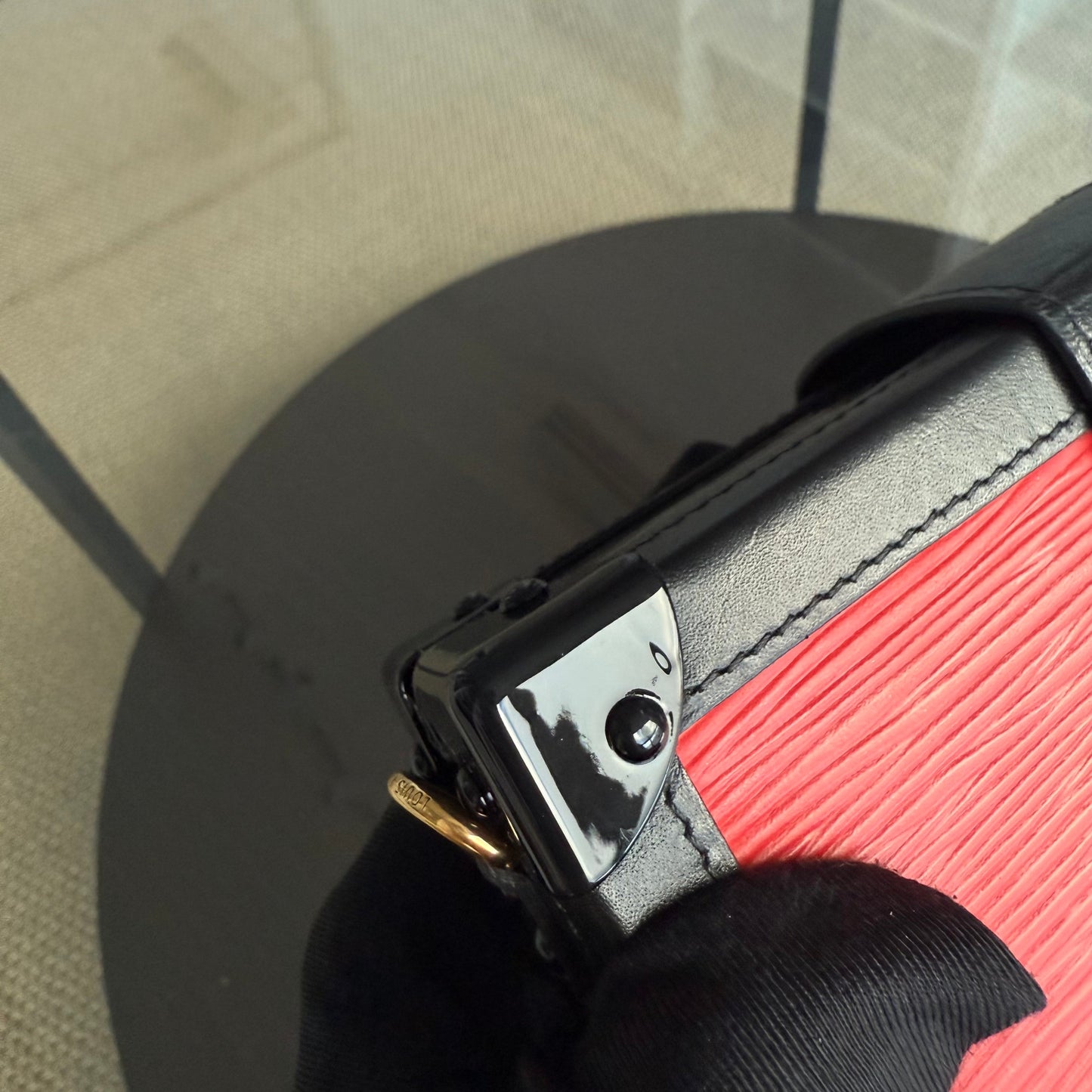 LVT Petite Malle - EPI Leather Red Gold Hardware