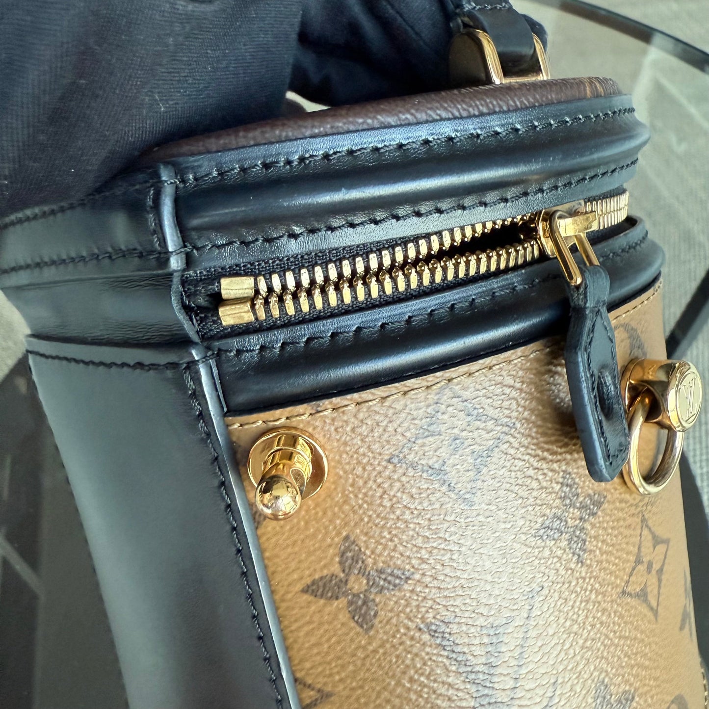LVT Cannes Monogram Reverse Handbag