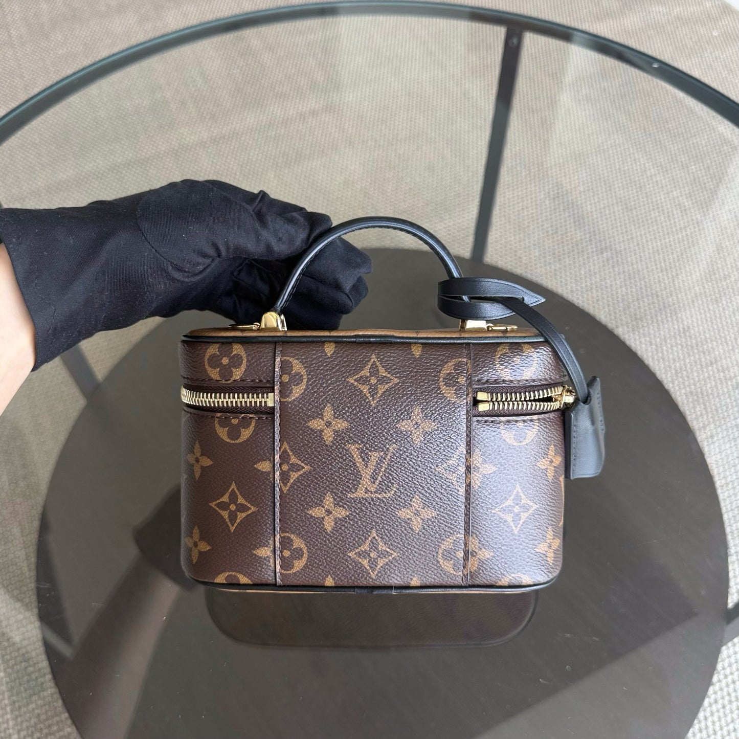 LVT Vanity Chain Pouch Monogram