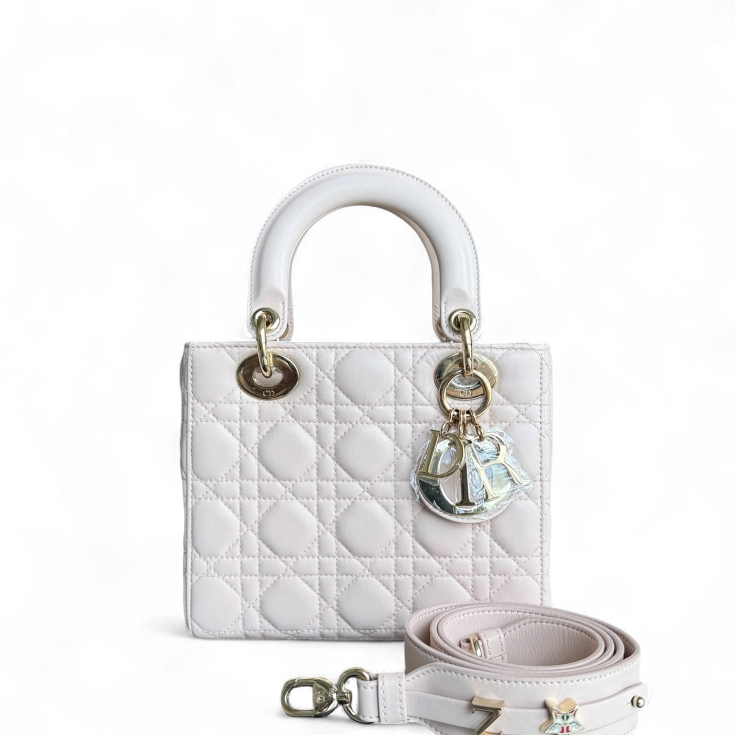 Kovancy Lady Petit ABC - Cannage Lambskin MyABC Rose clair Quincaillerie dorée