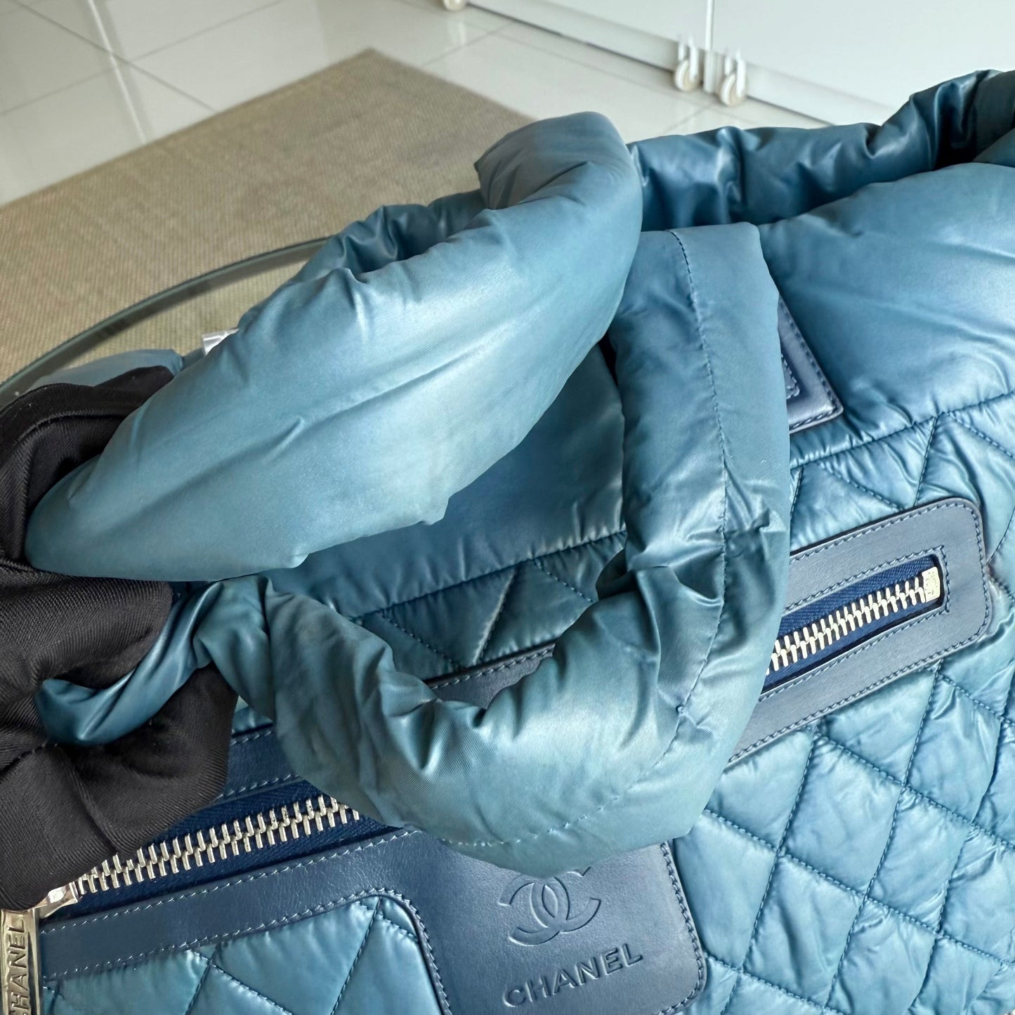 Kovancy Sac fourre-tout en nylon matelassé