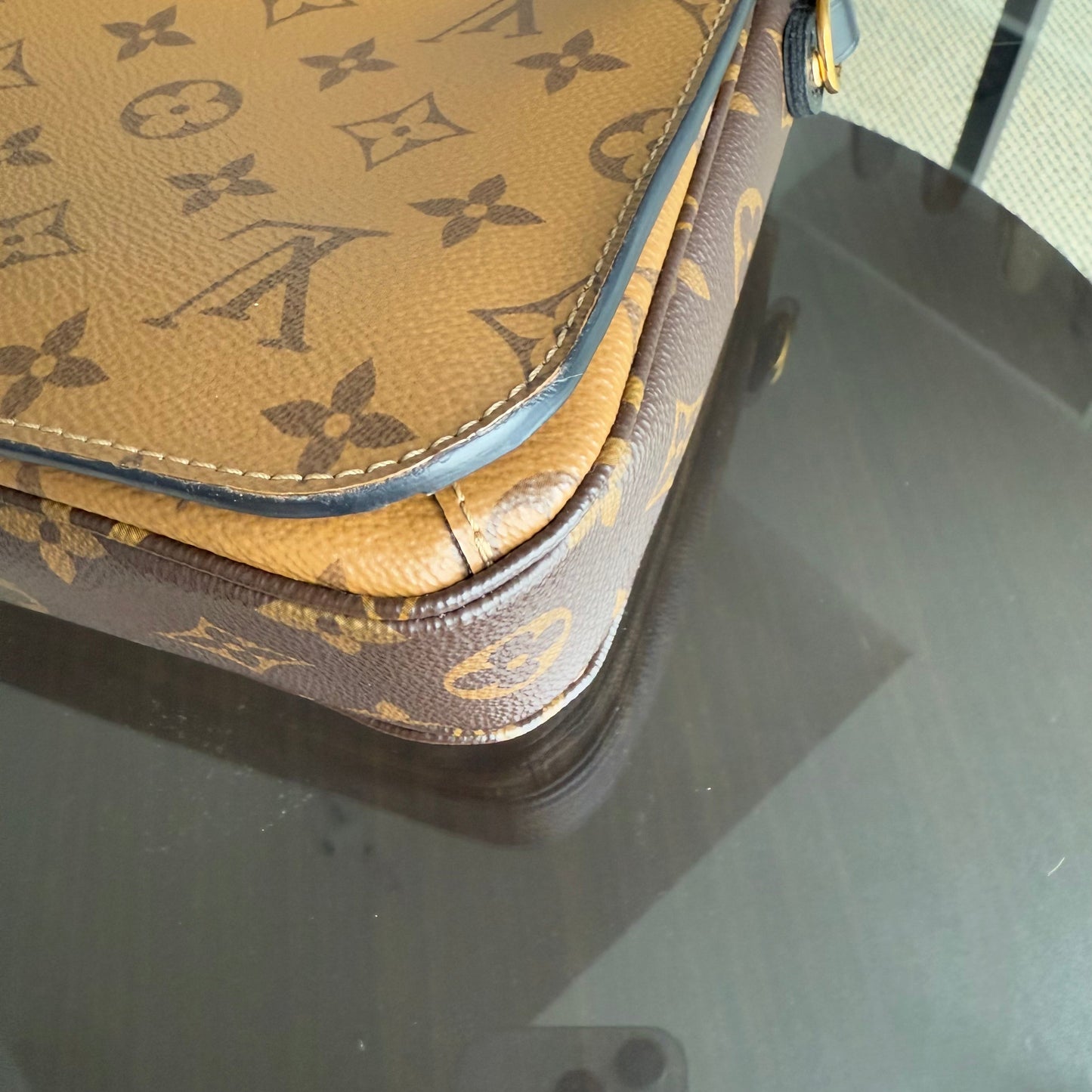 Kovancy Pochette Metis - Toile Monogram inversée Matériel doré