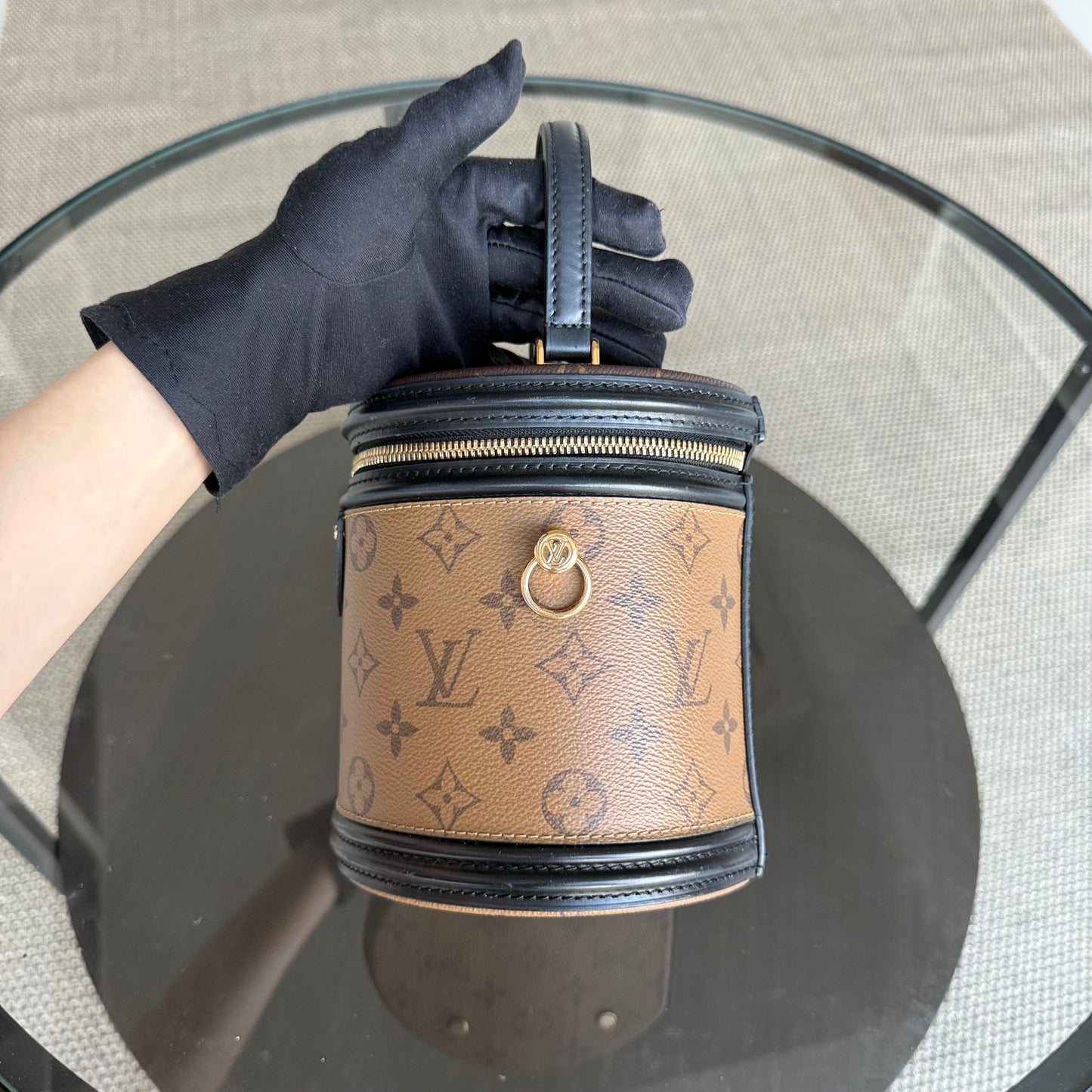 LVT Cannes Monogram Reverse Handbag