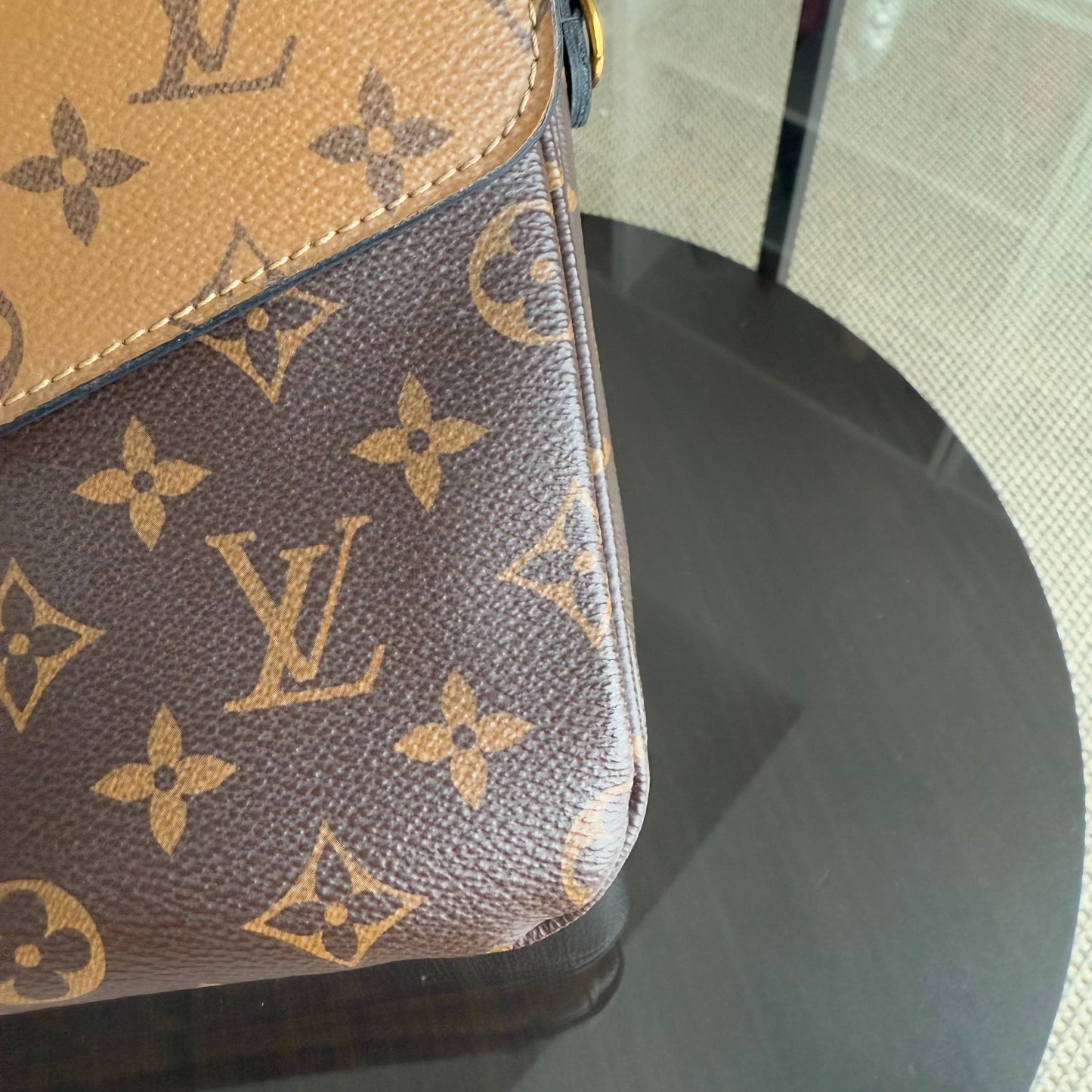 Kovancy Pochette Metis - Toile Monogram inversée Matériel doré