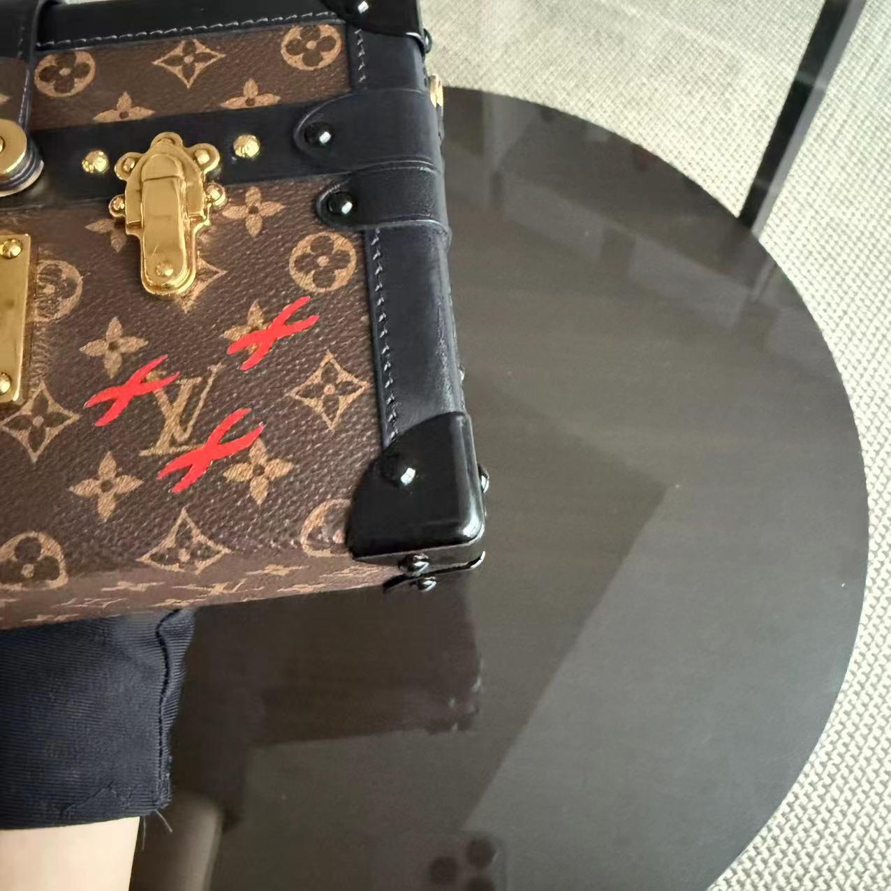 LVT Petite Malle - Monogram Box Shoulder Bag