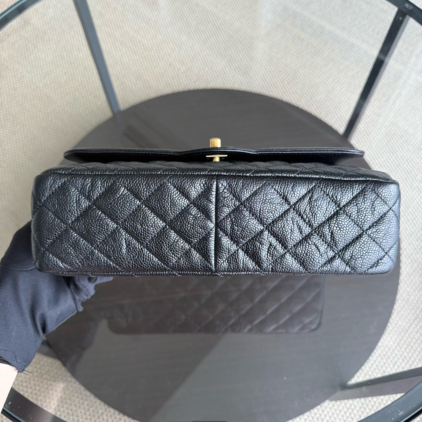 Sac à rabat bicolore saisonnier Kovancy de taille moyenne