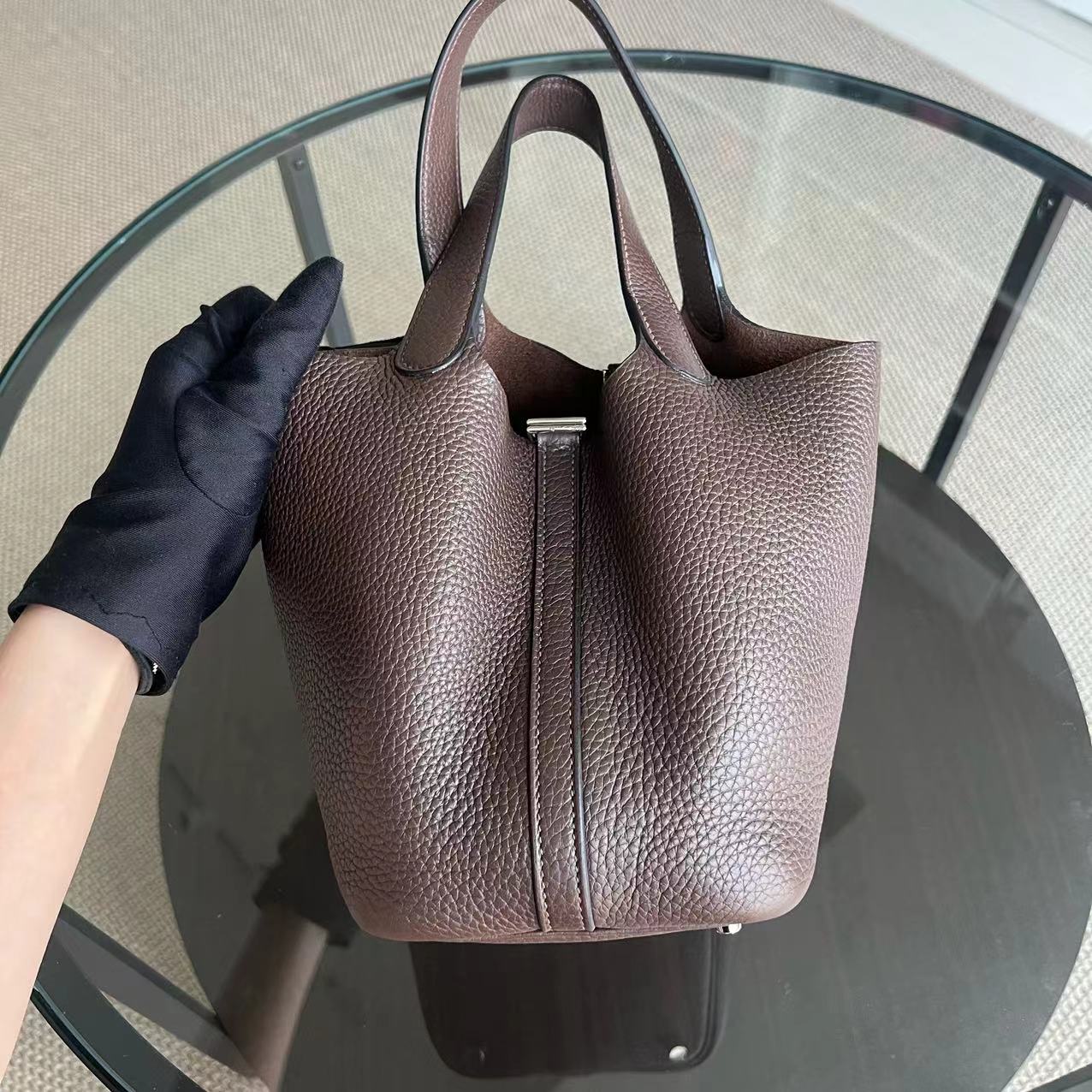 Kovancy Picotin 18 - Estampille Clémence Macassar Carré Q Quincaillerie en palladium