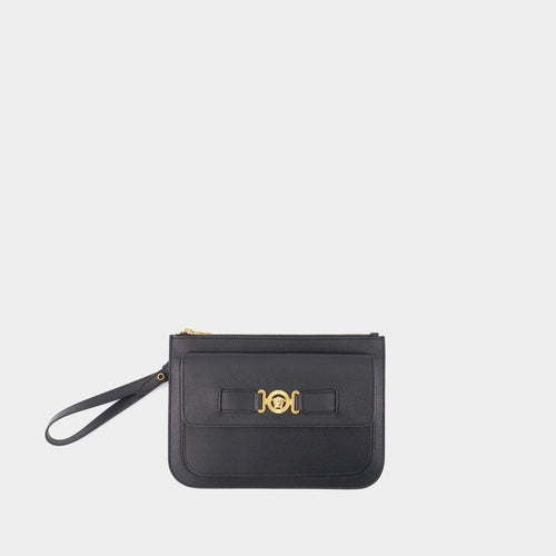 Kovancy Pochette Small Medusa Biggie - Cuir - Noir
